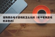 宠物黑白电子游戏机怎么玩的（电子宠物游戏机彩色的）