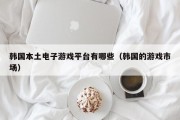 韩国本土电子游戏平台有哪些（韩国的游戏市场）