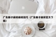 广东赖子麻将麻将技巧（广东赖子麻将官方下载）